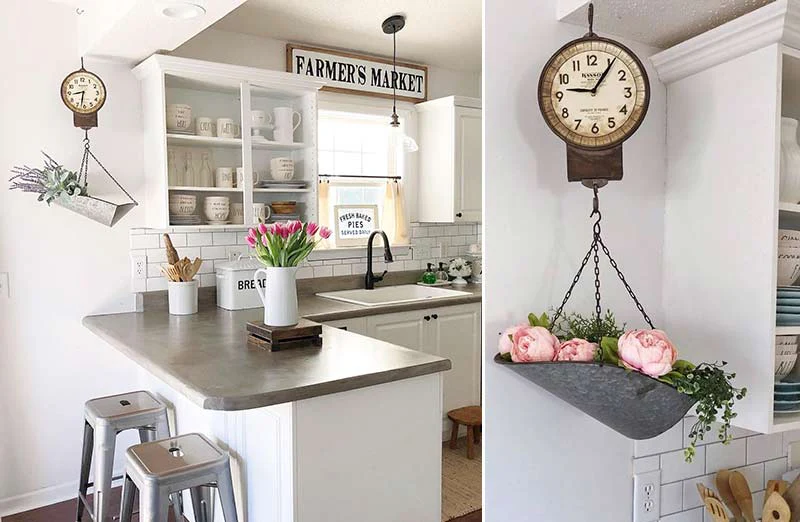 Hanging Produce Scale Clock