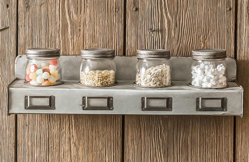 Mason Jar Storage Caddy