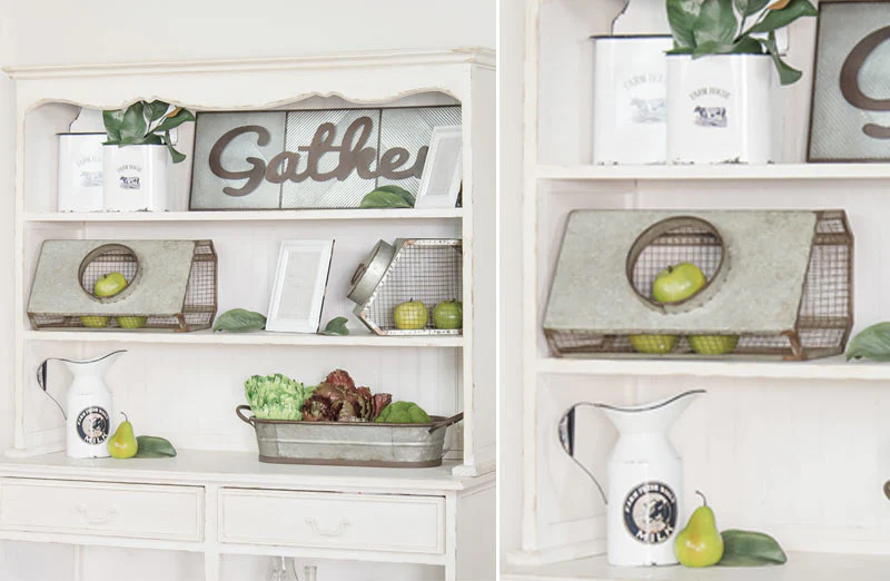 Vintage Produce Canister with Lid