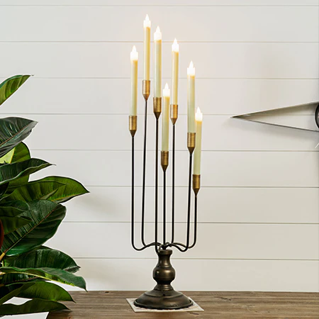 Tabletop Metal Candelabra