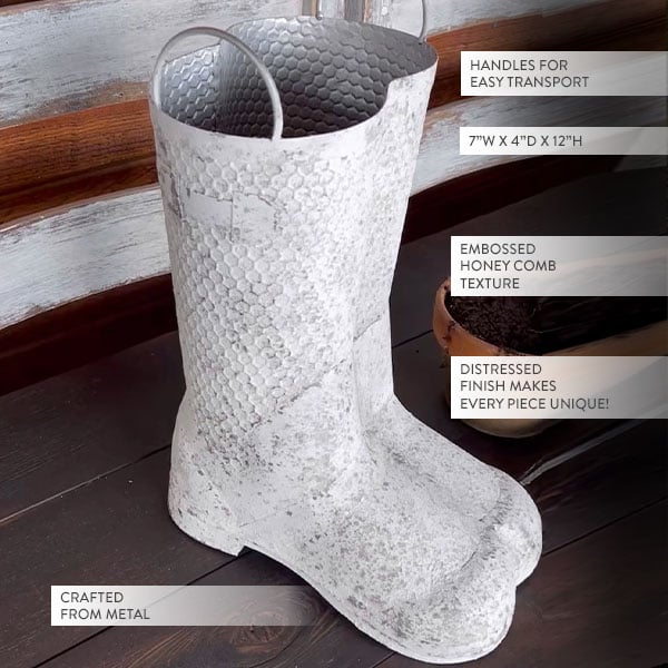 Garden Rainboot Planter