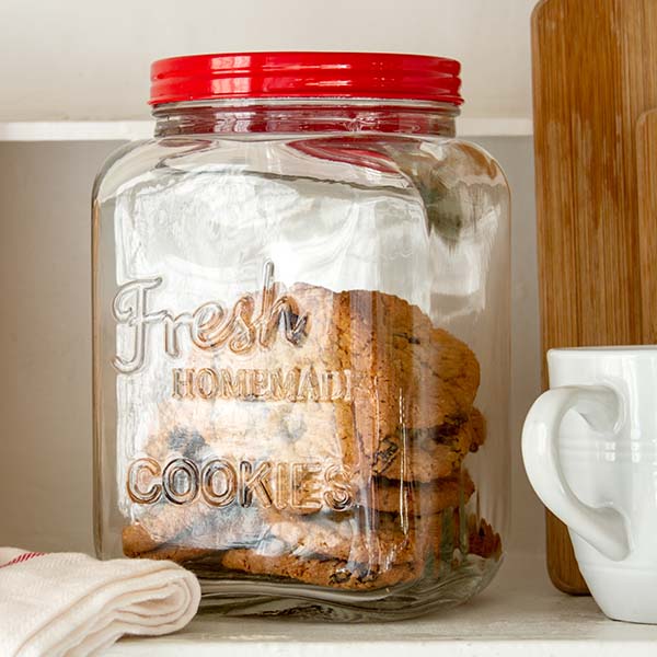 Embossed Cookie Jar