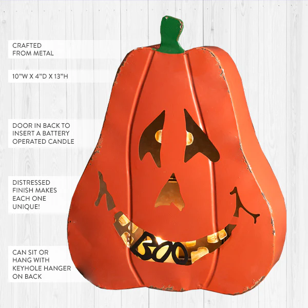 Large Jack-O'-Lantern Candle Holder
