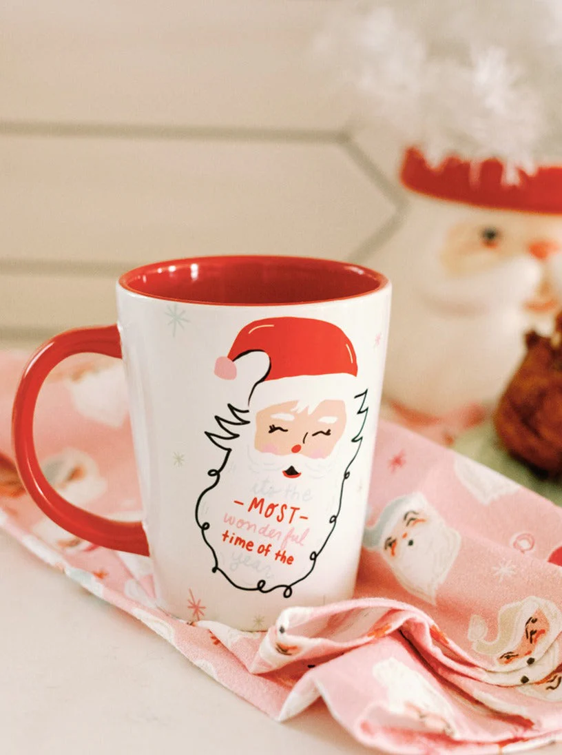 It's the Most Wonderful Time Santa Mug