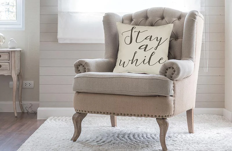 Welcome Red Truck Pillow Cover