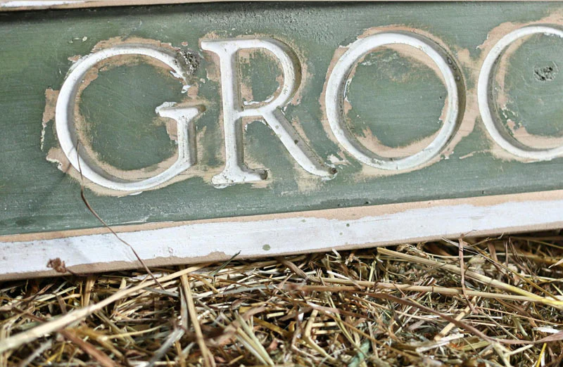 Wood Green Grocer Sign