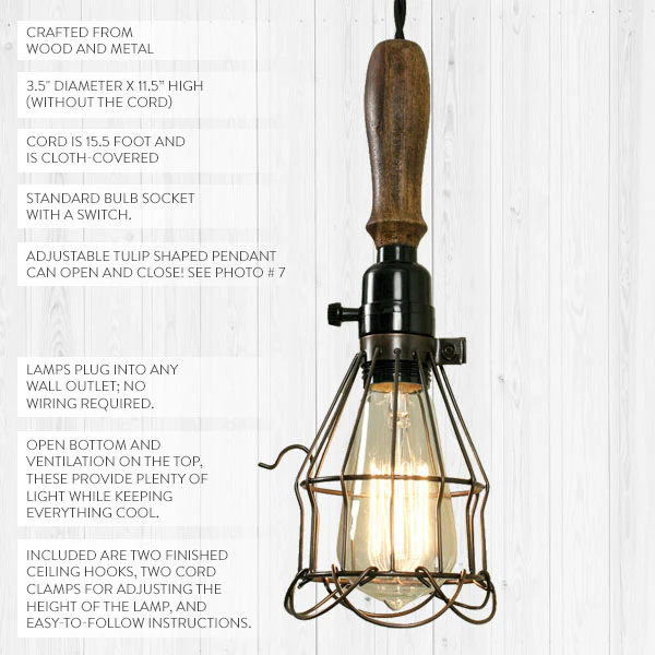 Vintage-Inspired Trouble Light