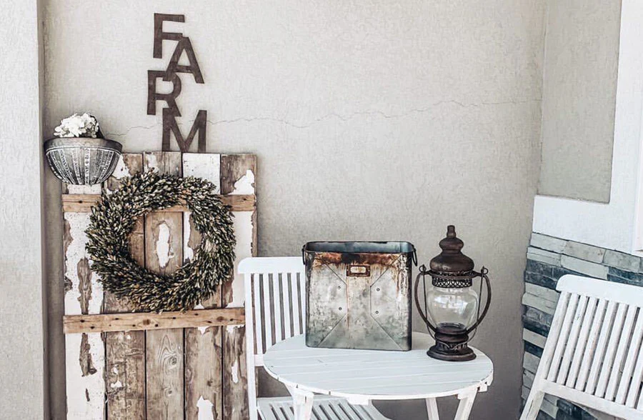 Rusted Finish Hanging Lantern