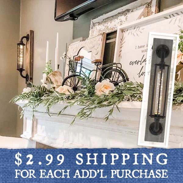 LED Rustic Firefly Wall Sconce