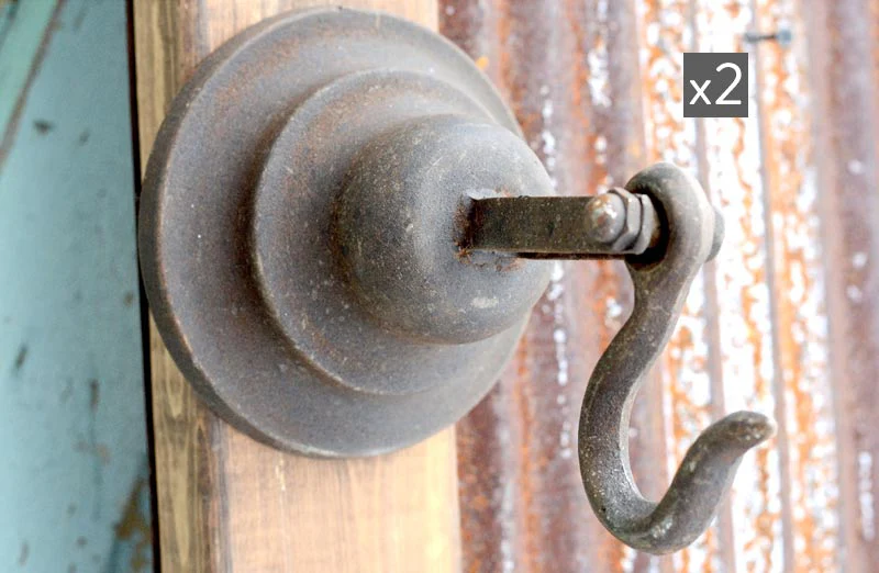 Rustic Wall Hook  Set of 2