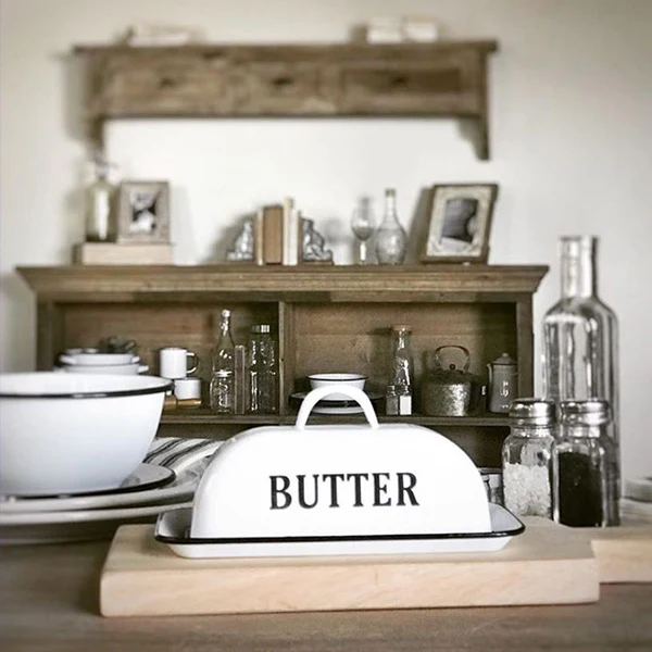 Enamelware Butter Dish