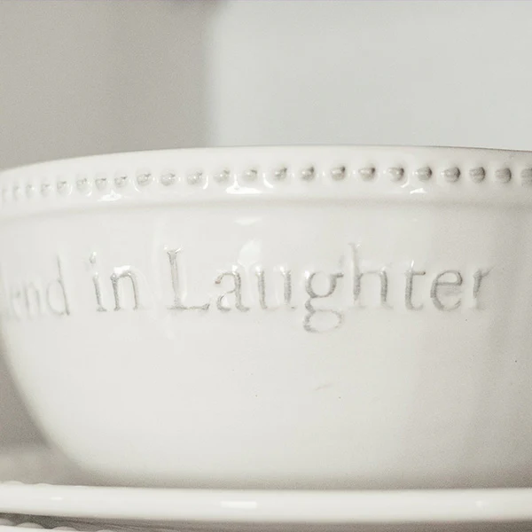 Sweet Memories Embossed Ceramic Kitchenware, Pick Your Style