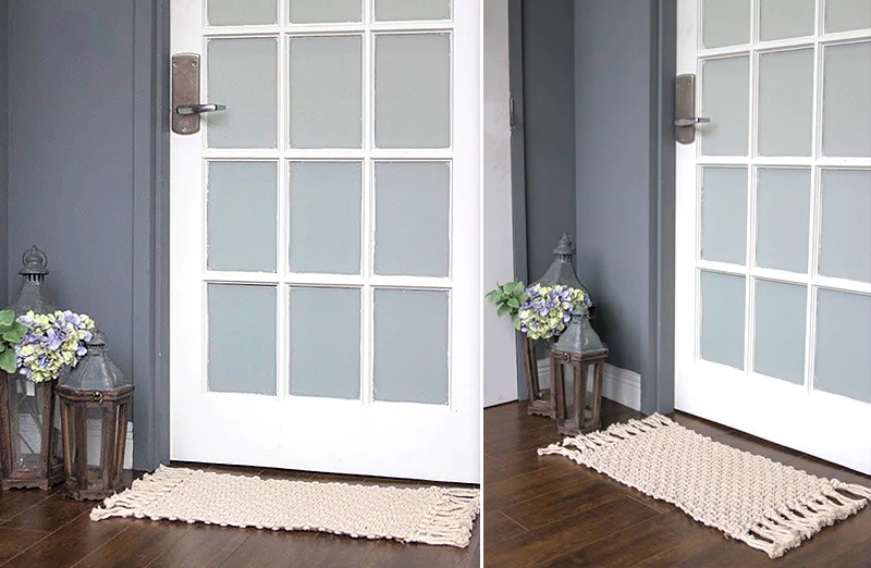 Hand Knotted Ivory Rug