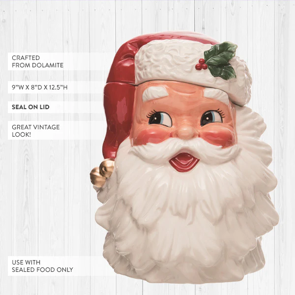 Vintage Santa Cookie Jar