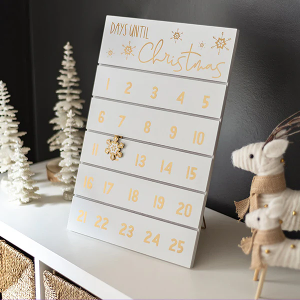 Tabletop or Wall Advent Calendar | Christmas Countdown