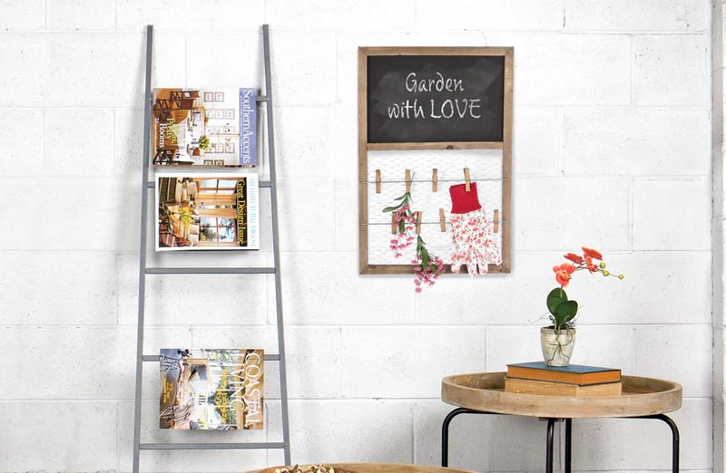 Clothespin Wooden Chalkboard