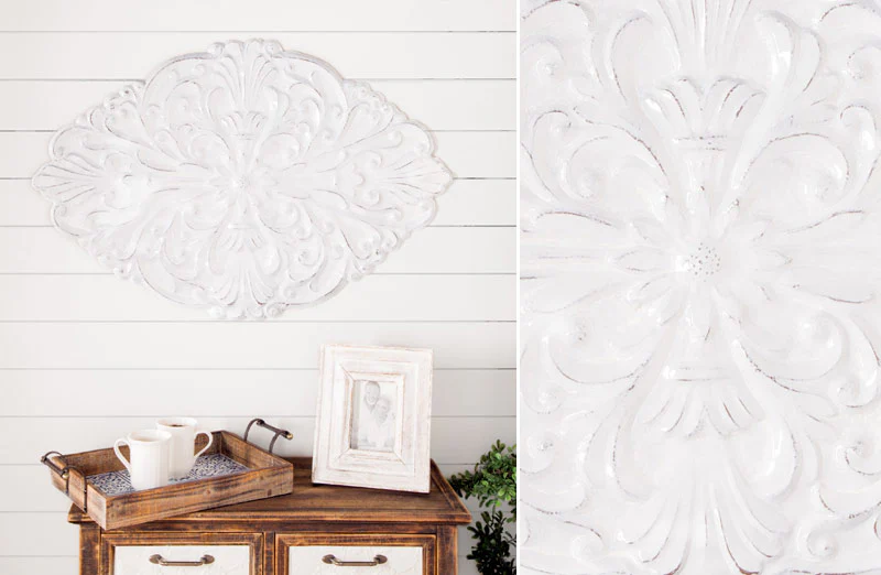 HUGE Floral Medallion Wall Art