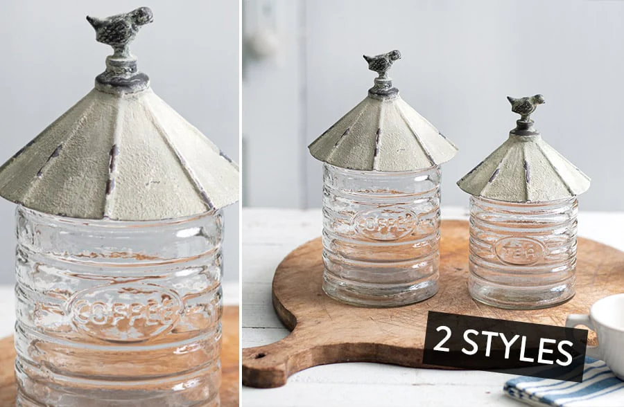 Silo Coffee and Tea Canisters, Pick Your Style