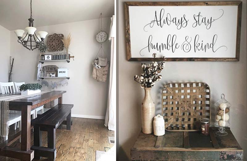 Square Tobacco Baskets  Set of 2