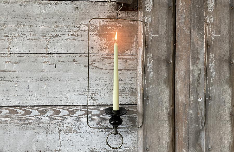 Black Metal Hanging Candle Holder