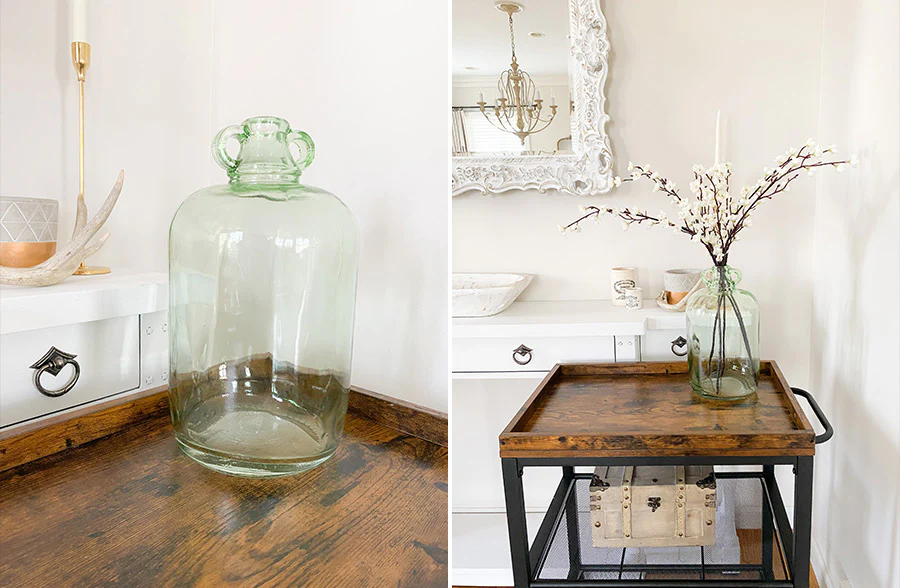 Tinted Glass Milk Jug